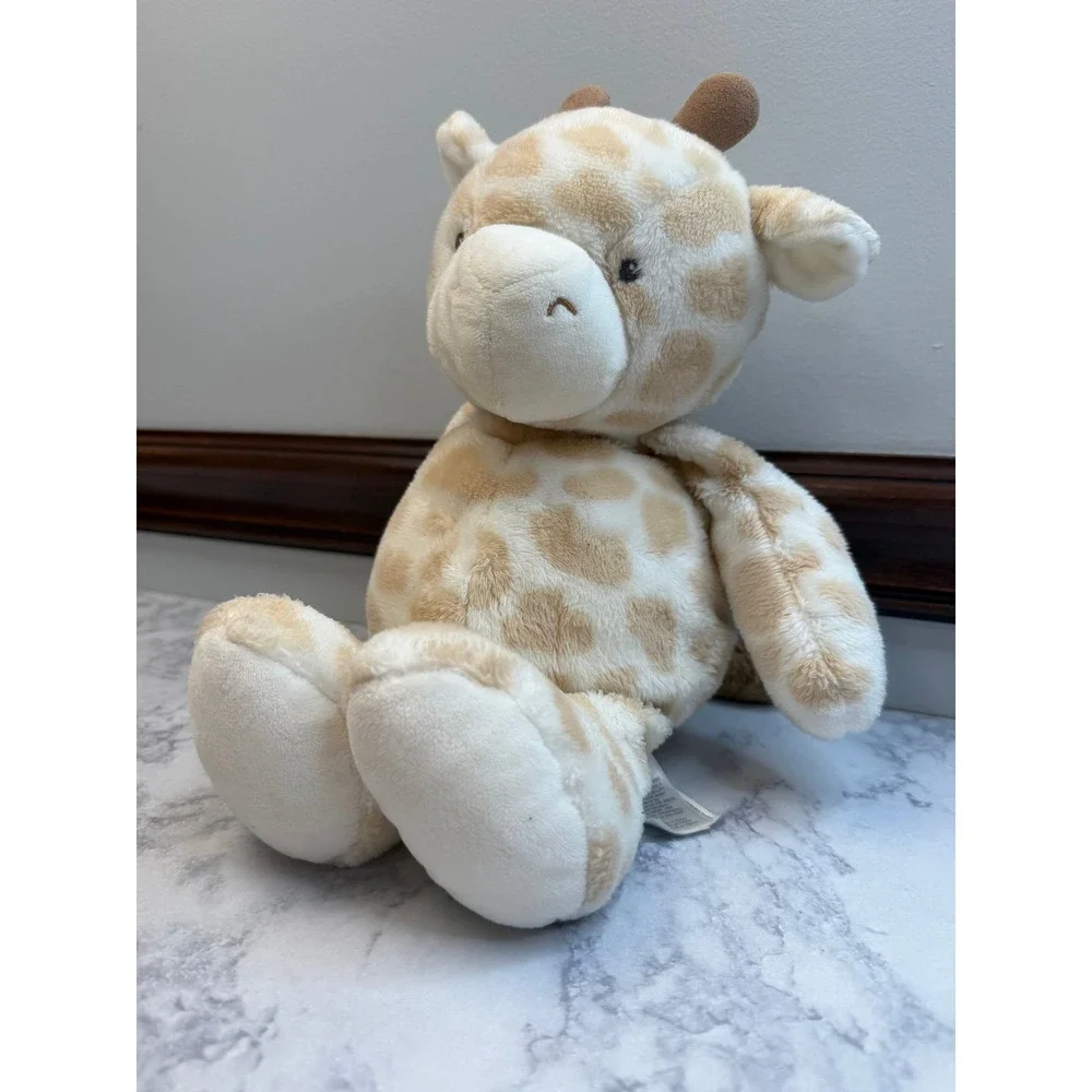 Carters Giraffe Plush Stuffed Animal Tan Cream Spotted Kids Preferred 11 inch